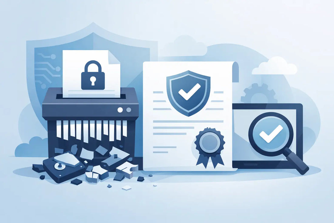 What a Secure Data Destruction Certificate Proves