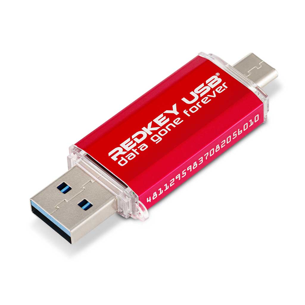 Redkey USB Pro Angled Caps Off