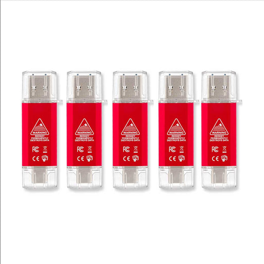 Redkey USB Ultimate 5-Pack: five devices shown together