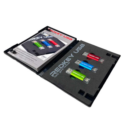 Redkey USB Ultimate Data Wipe Kit: angled view of the open protective case