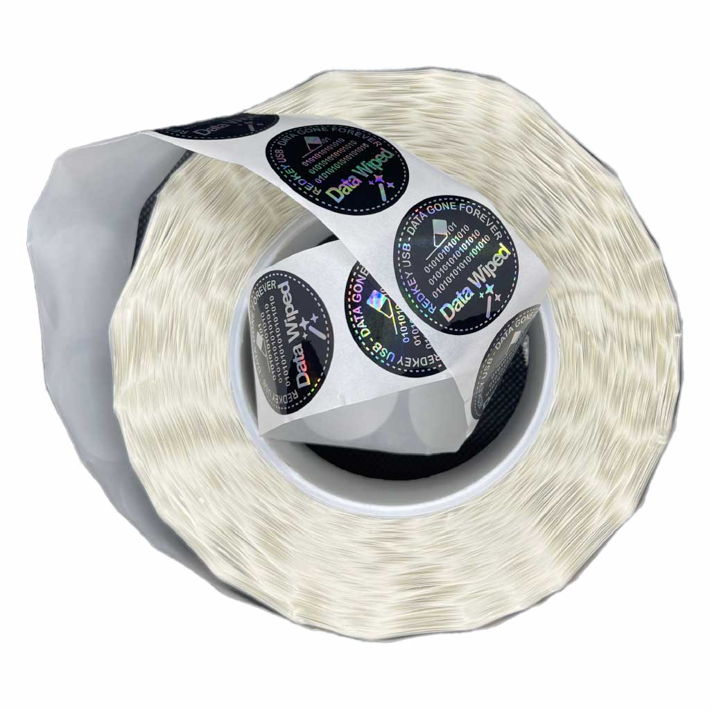 Data Wiped Stickers x5000 - Visual Proof of Secure Data Erasure ...